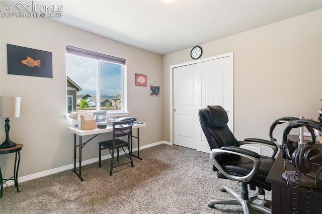 6862 Simcoe Dr, Colorado Springs, CO 80925 - carpeted office with baseboards