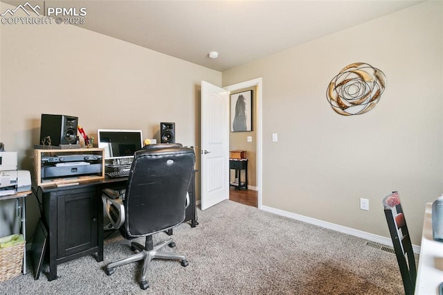 6862 Simcoe Dr, Colorado Springs, CO 80925 - office space featuring carpet flooring and baseboards