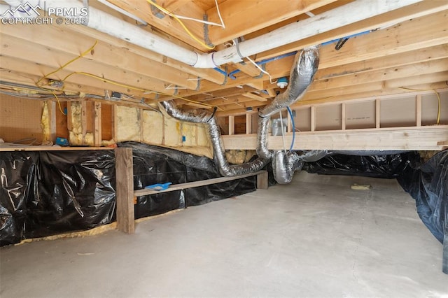 629 E Monument St, Colorado Springs, CO 80903 - below grade area with crawl space
