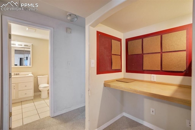 55 Misty Creek Dr, Monument, CO 80132 - bathroom featuring vanity and tile patterned floors
