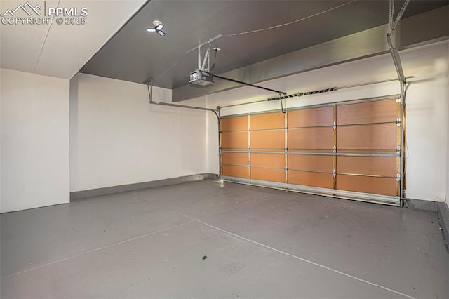 4585 W Jet Wing Cir, Colorado Springs, CO 80916 - garage with a garage door opener