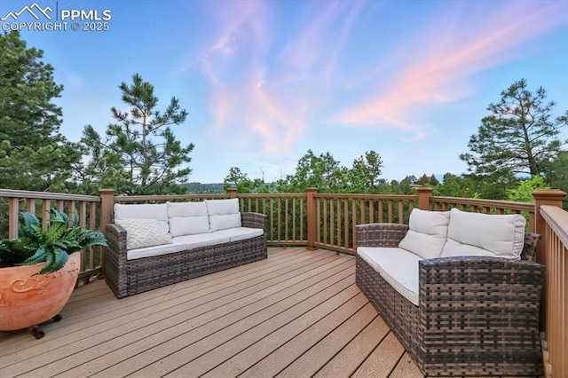 78 Raven Hills Ct, Colorado Springs, CO 80919 - deck featuring an outdoor living space