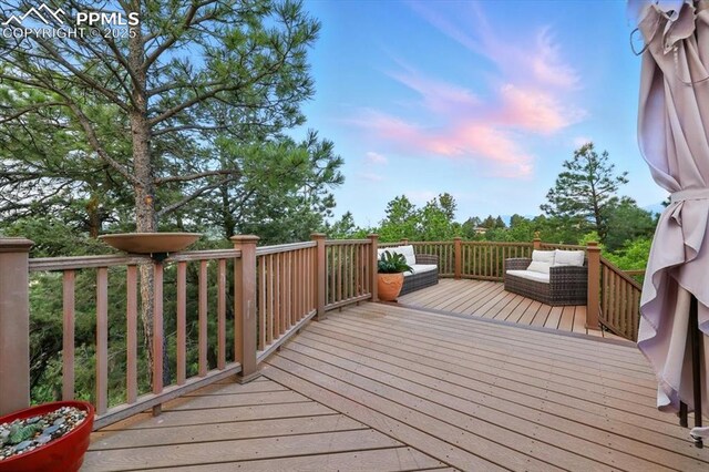 78 Raven Hills Ct, Colorado Springs, CO 80919 - view of wooden deck