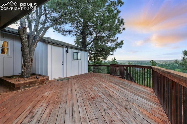 78 Raven Hills Ct, Colorado Springs, CO 80919 - view of wooden deck