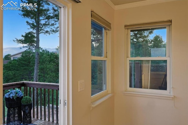 78 Raven Hills Ct, Colorado Springs, CO 80919 - entryway with crown molding
