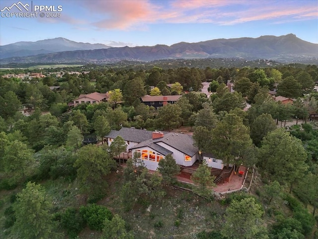 78 Raven Hills Ct, Colorado Springs, CO 80919 - view of property location with a mountain backdrop