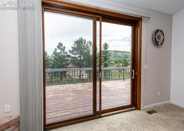 1660 Old Antlers Way, Monument, CO 80132 - entryway with carpet and baseboards