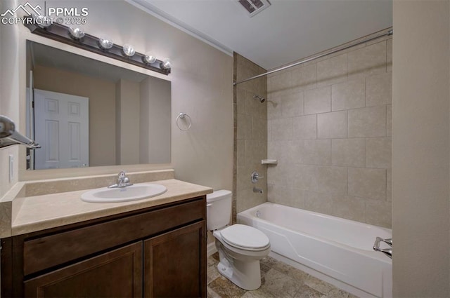 2928 Nevermind Ln, Colorado Springs, CO 80917 - full bathroom with vanity and shower / tub combination