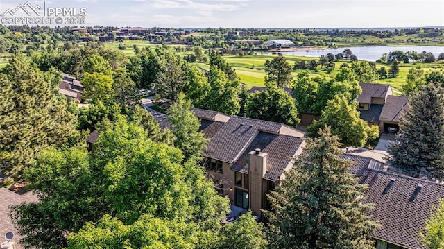 55 Woodbridge Dr, Colorado Springs, CO 80906 - bird's eye view of a large body of water and a local golf course