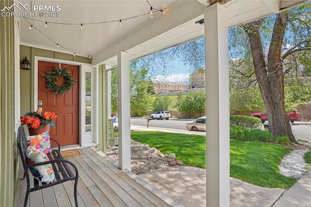 2144 Glenn St, Colorado Springs, CO 80904 - view of wooden porch