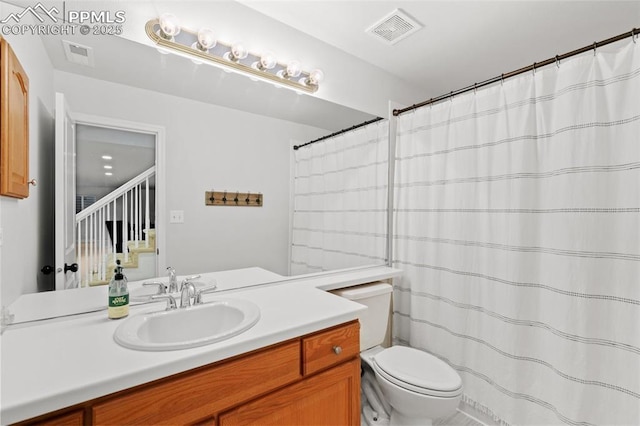 10211 Murmuring Pine Ct, Colorado Springs, CO 80920 - full bathroom with vanity and a shower with shower curtain