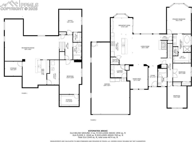 10211 Murmuring Pine Ct, Colorado Springs, CO 80920 - view of floor plan / room layout