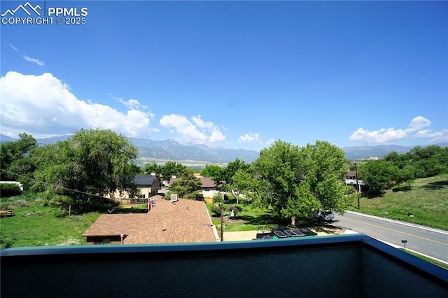 1407 Manitou Blvd, Colorado Springs, CO 80904 - balcony featuring a mountain view