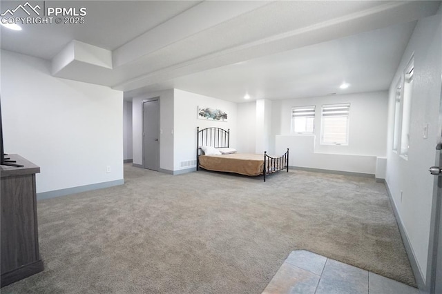 1407 Manitou Blvd, Colorado Springs, CO 80904 - carpeted bedroom featuring baseboards and recessed lighting