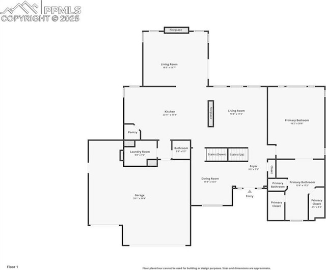 13080 Mt Harvard Dr, Peyton, CO 80831 - view of property floor plan