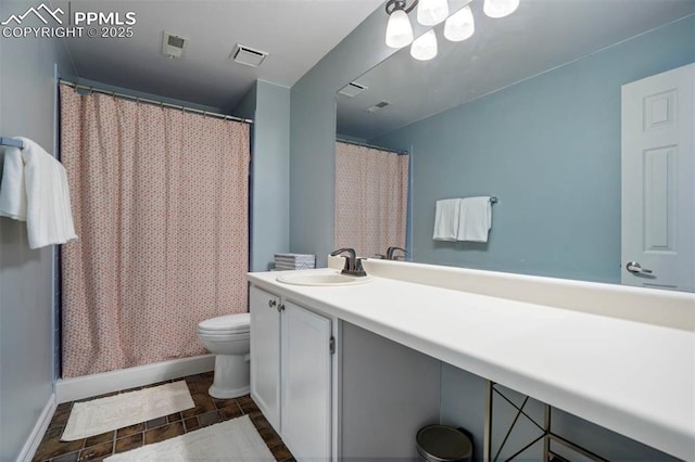 2852 Front Royal Dr, Colorado Springs, CO 80919 - bathroom featuring vanity and a shower with curtain