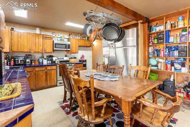 125 1st St, Saguache, CO 81149 - dining room with light floors