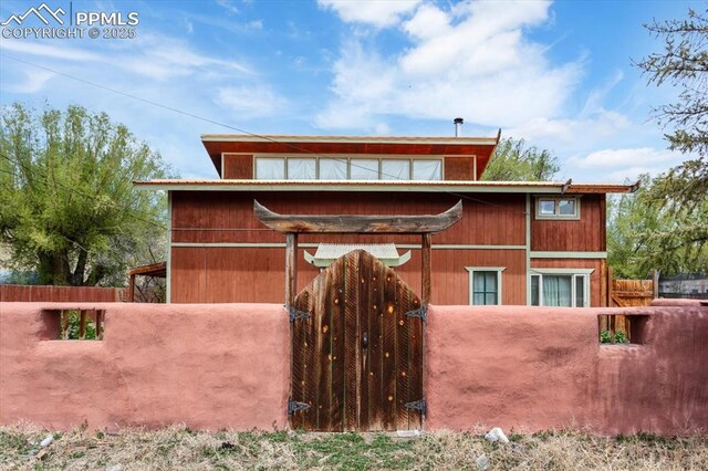 125 1st St, Saguache, CO 81149 - back of house