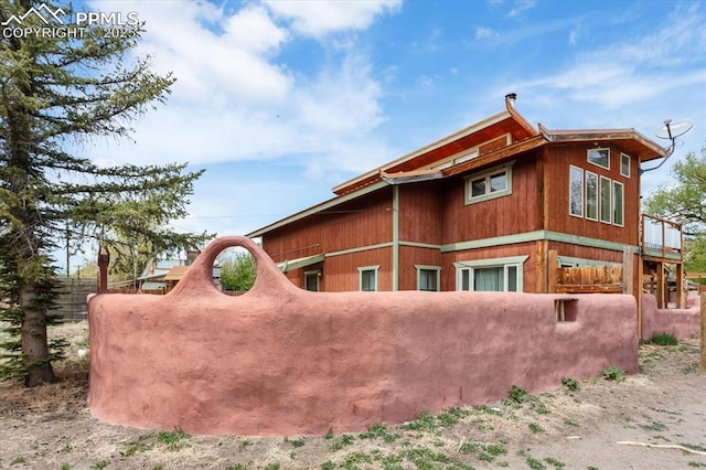 125 1st St, Saguache, CO 81149 - rear view of property
