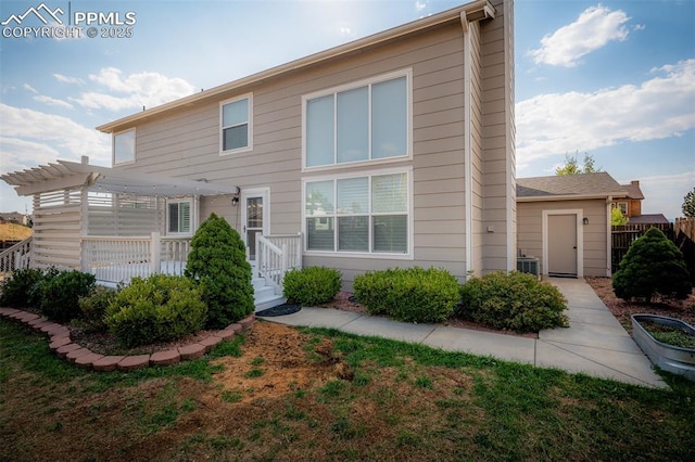 2570 Wimbleton Ct, Colorado Springs, CO 80920 - view of front of home featuring a pergola