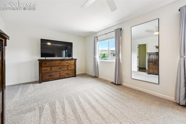 1914 Birmingham Loop, Colorado Springs, CO 80910 - unfurnished bedroom with carpet and ceiling fan
