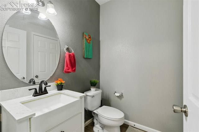 7524 Sandy Springs Pt, Fountain, CO 80817 - half bath featuring vanity and toilet