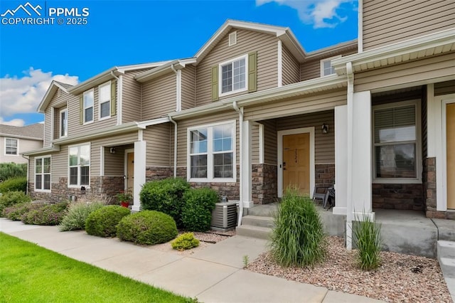 7524 Sandy Springs Pt, Fountain, CO 80817 - multi unit property with covered porch and stone siding