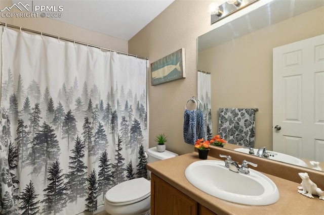 7524 Sandy Springs Pt, Fountain, CO 80817 - bathroom with vanity and curtained shower