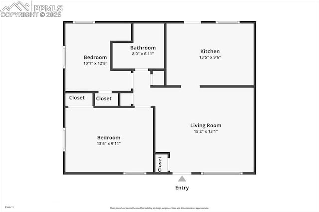 1112 Modes St, Colorado Springs, CO 80904 - property floor plan