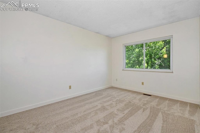 4059 Cooke Ln, Colorado Springs, CO 80911 - carpeted spare room featuring baseboards and a textured ceiling