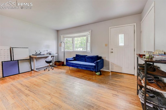 3118 E Ln Salle St, Colorado Springs, CO 80909 - entrance foyer with wood finished floors