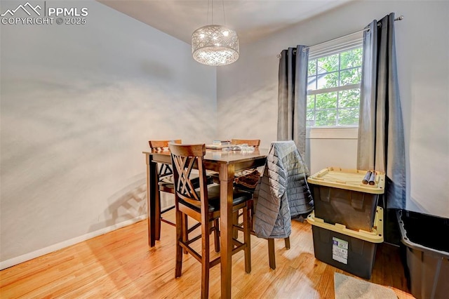 3118 E Ln Salle St, Colorado Springs, CO 80909 - dining space with wood finished floors