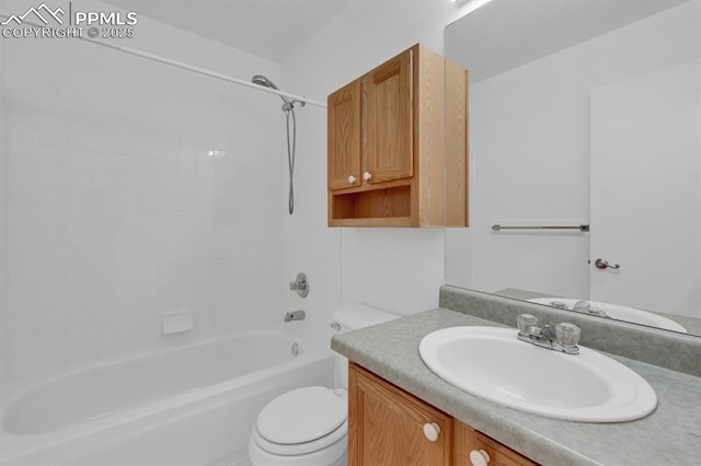 5105 Stellar Dr, Colorado Springs, CO 80923 - full bathroom featuring vanity and bathtub / shower combination