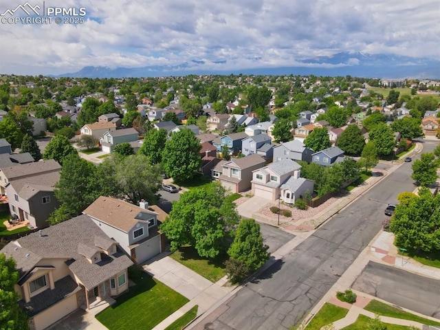 5105 Stellar Dr, Colorado Springs, CO 80923 - aerial view of residential area