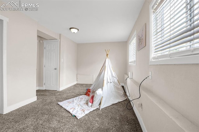 519 Crest St, Fountain, CO 80817 - recreation room featuring carpet and baseboards