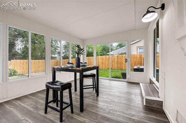 519 Crest St, Fountain, CO 80817 - sunroom / solarium featuring a deck and wood finished floors