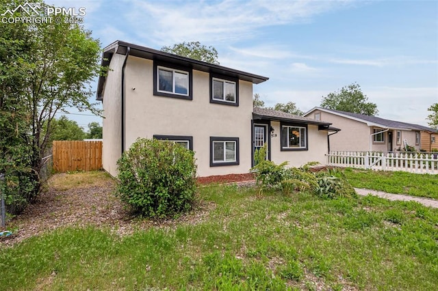 519 Crest St, Fountain, CO 80817 - split level home with stucco siding