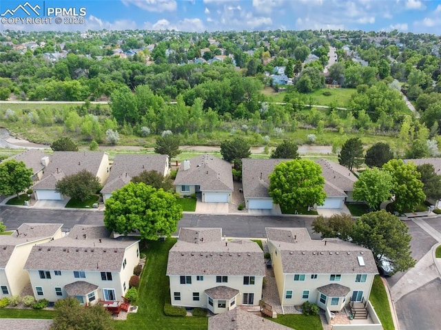 3320 Chestnut Glen Ln, Colorado Springs, CO 80918 - aerial view of residential area