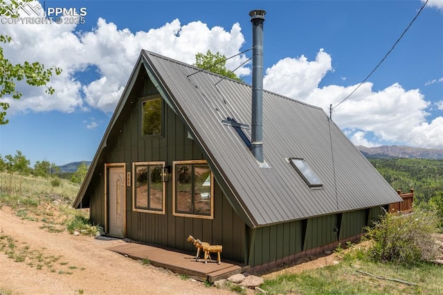 860 Golden Cycle Cir, Cripple Creek, CO 80813 - view of front of house with a mountain view