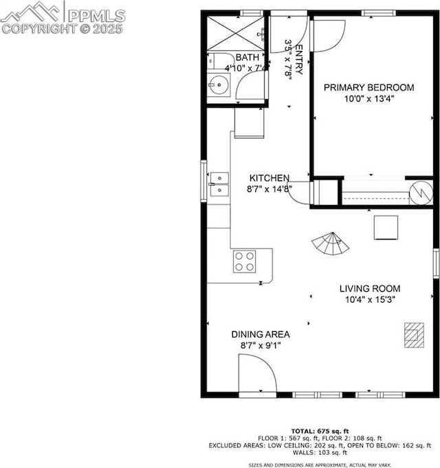 860 Golden Cycle Cir, Cripple Creek, CO 80813 - view of room layout
