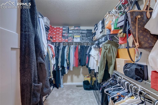 2485 Falkirk Dr, Colorado Springs, CO 80910 - walk in closet featuring carpet