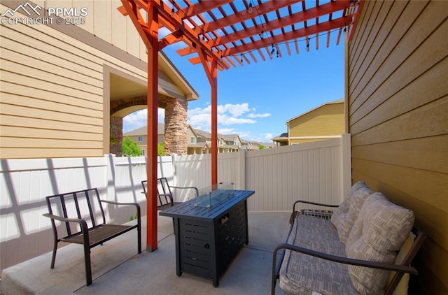 2485 Falkirk Dr, Colorado Springs, CO 80910 - view of patio / terrace with a pergola