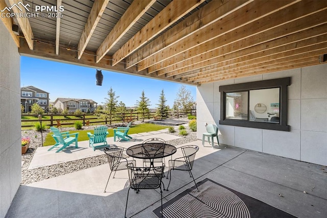10423 Bergan Peak Ct, Colorado Springs, CO 80924 - view of patio / terrace featuring outdoor dining area