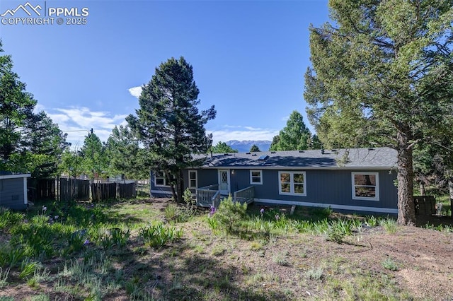 451 Fern Rd, Woodland Park, CO 80863 - rear view of property
