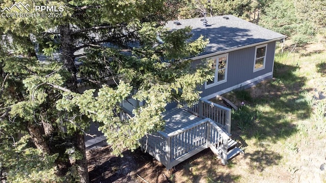 451 Fern Rd, Woodland Park, CO 80863 - aerial view of property and surrounding area