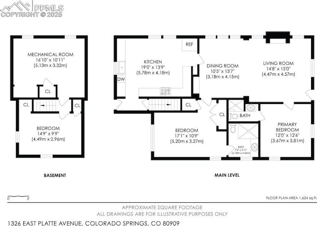 1326 E Platte Ave, Colorado Springs, CO 80909 - view of room layout