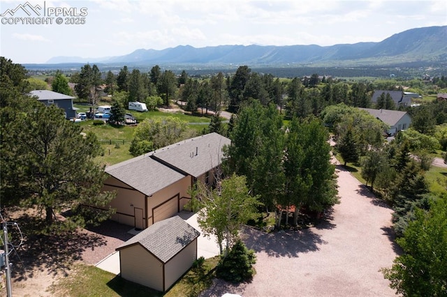 19235 Wakonda Way, Monument, CO 80132 - drone / aerial view of a mountainous background