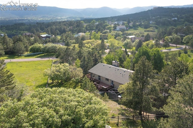 19235 Wakonda Way, Monument, CO 80132 - bird's eye view of mountains and a heavily wooded area