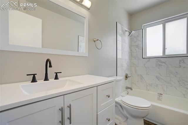 4116 Fitzpatrick Dr, Colorado Springs, CO 80909 - bathroom with vanity and shower / washtub combination
