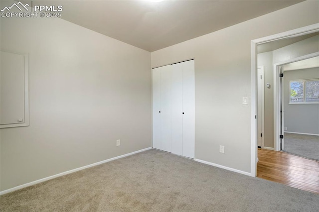 4116 Fitzpatrick Dr, Colorado Springs, CO 80909 - unfurnished bedroom with carpet flooring and a closet
